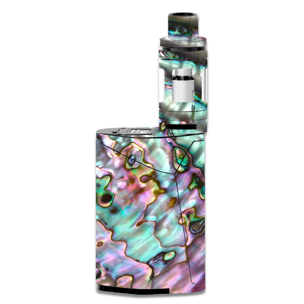 GX350 Vape Skin - Pink Green Purple Abalone Sea Shell Design | Durable & Stylish Protective Cover for Smok GX350 Mod | Perfect for Vaping Enthusiasts & Outdoor Use