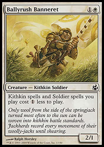 MTG Magic: The Gathering - Ballyrush Banneret (1) Morningtide MOR Card | Kithkin Soldier Tribal Deck Booster | Perfect for Commander, Modern & Casual Play