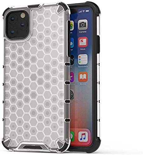 YUNZHEN iPhone 11 Case (2019) - Shockproof Air Bag Technology, Clear Soft TPU+PC Hybrid Cover with Heat Dissipation & Scratch Resistance | Wireless Charging Compatible | for Apple iPhone 11 6.1 Inch (White) | Perfect for Daily Use, Outdoor Activities & Travel Protection
