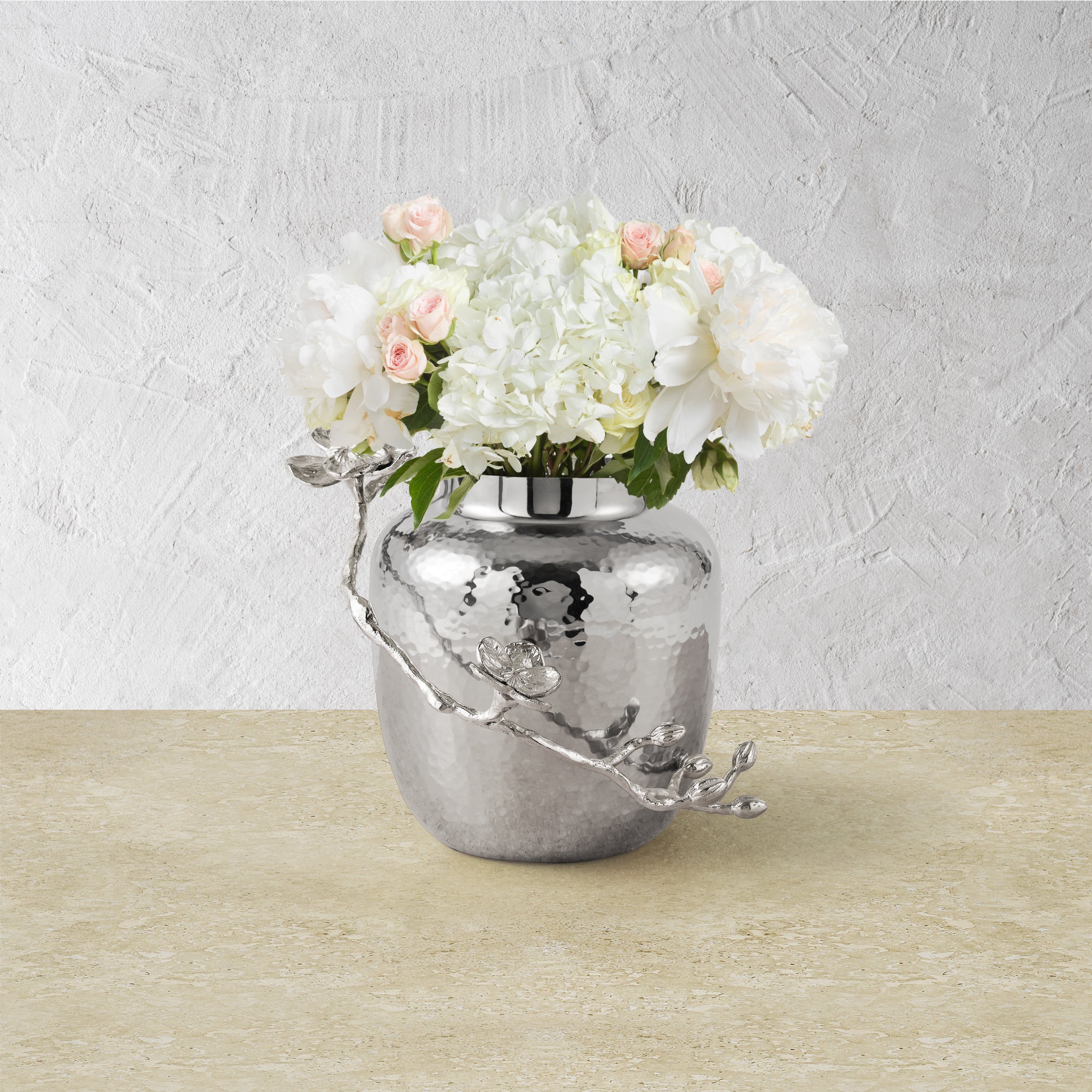 Elegant White Orchid Vase - Modern Ceramic Flower Pot for Home Decor, Wedding Centerpieces & Office Desk Accessories