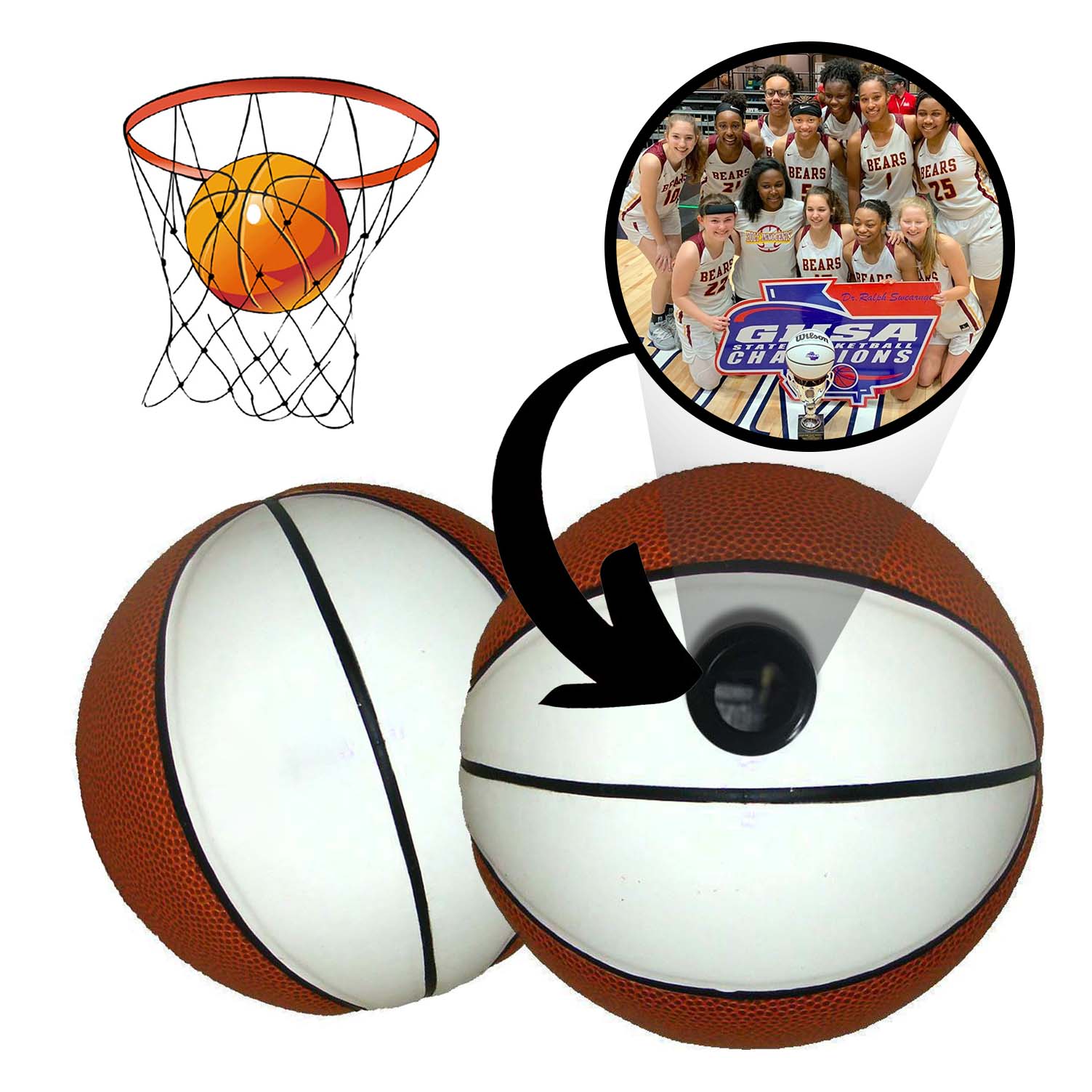 Authentic Basketball Collectible Memorabilia for Fans & Players - Perfect for Home Decor, Sports Gifts, and Man Cave Display
