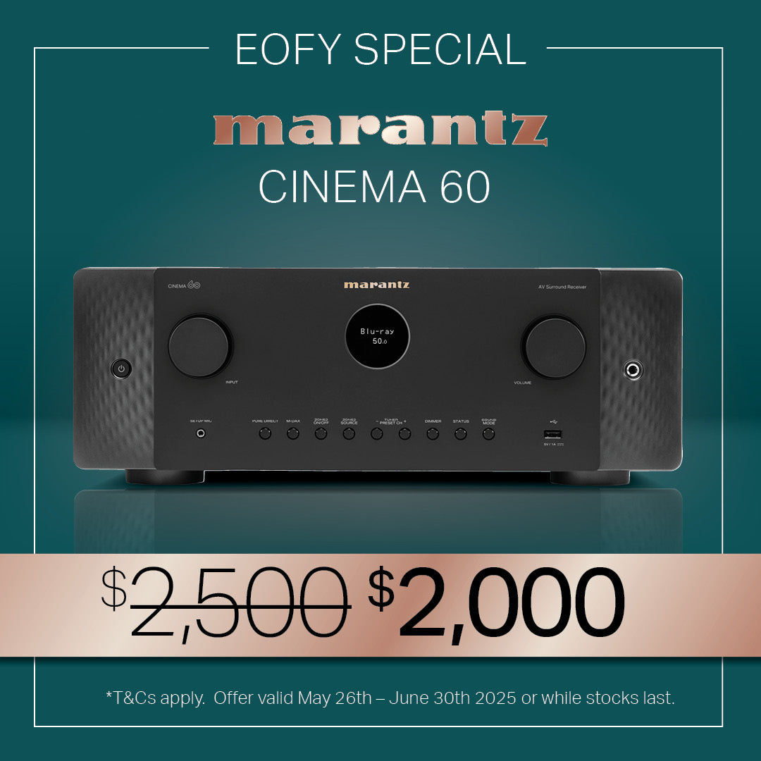 Marantz Cinema 60 7.2 Channel AV Receiver - Premium Home Theater Sound System for Movies, Music & Gaming | Dolby Atmos & DTS:X Support