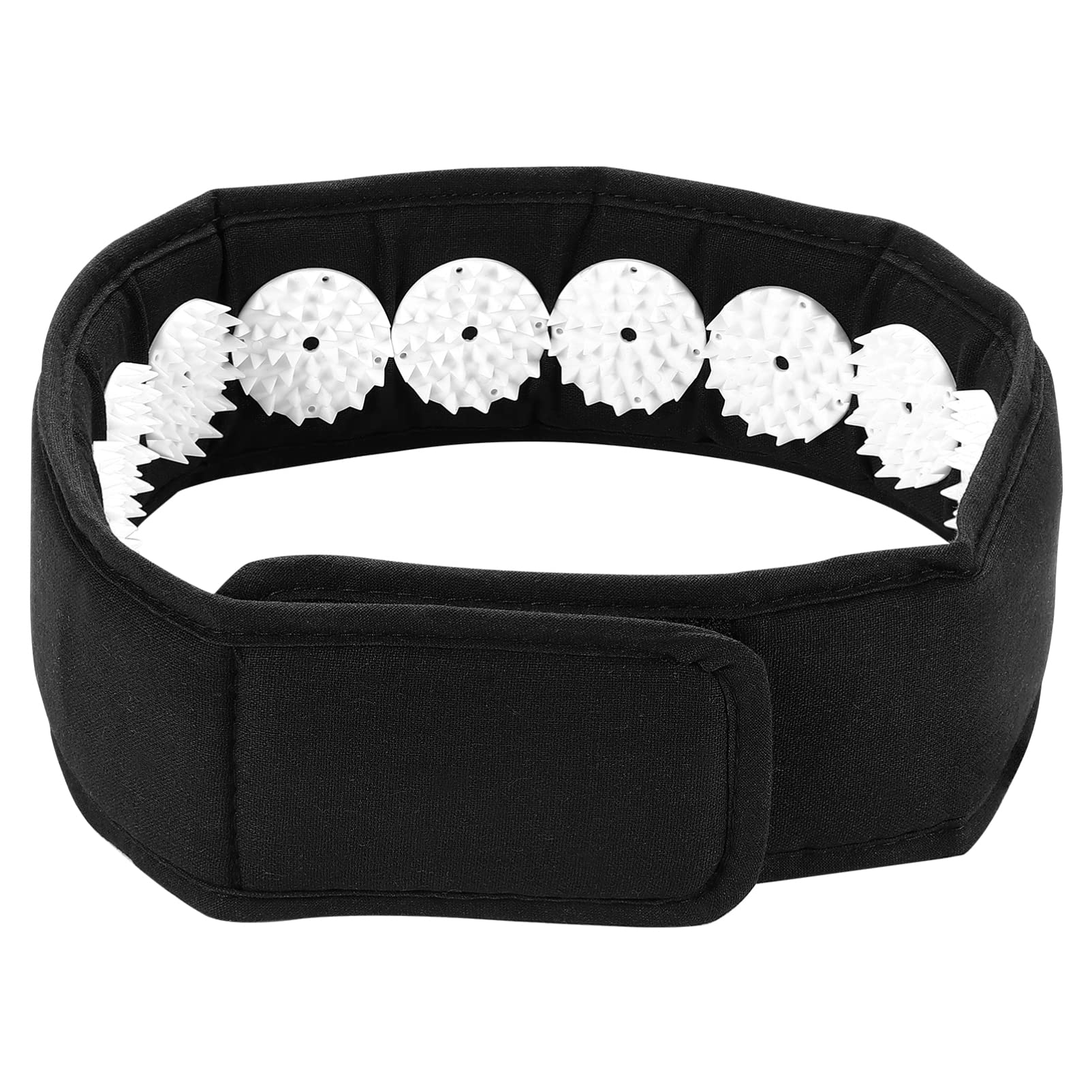 EXCEART Neck and Shoulder Massager with Heating - Portable Pain Relief Massage Belt for Back, Waist & Head - Stress Relaxation Wrap for Yoga, Office & Home Use