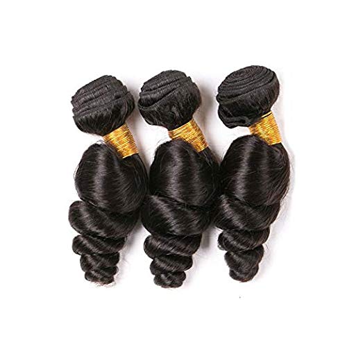 Brazilian Loose Wave Hair Bundles 24 26 28 Inch - 9A Grade 100% Virgin Human Hair Extensions (300g/Pack) | Natural Color for Long Hair Weave | Perfect for Daily Styling, Weddings & Special Occasions