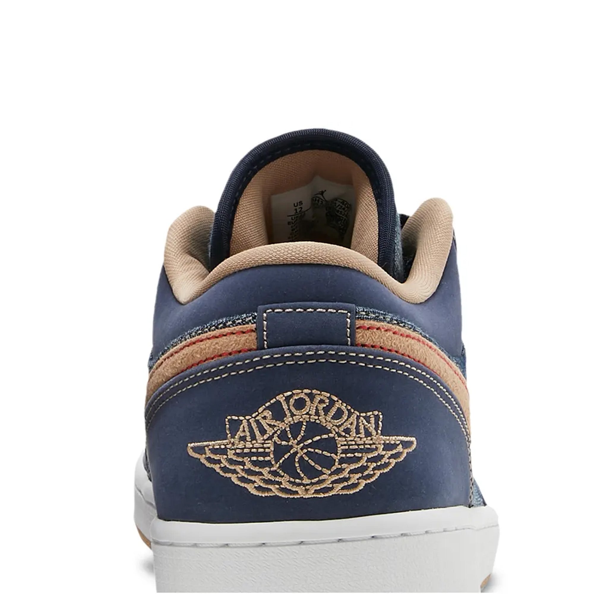 Air Jordan 1 Low SE Denim GS Sneakers for Girls (2021) - Comfortable Basketball Shoes for School, Sports & Casual Wear