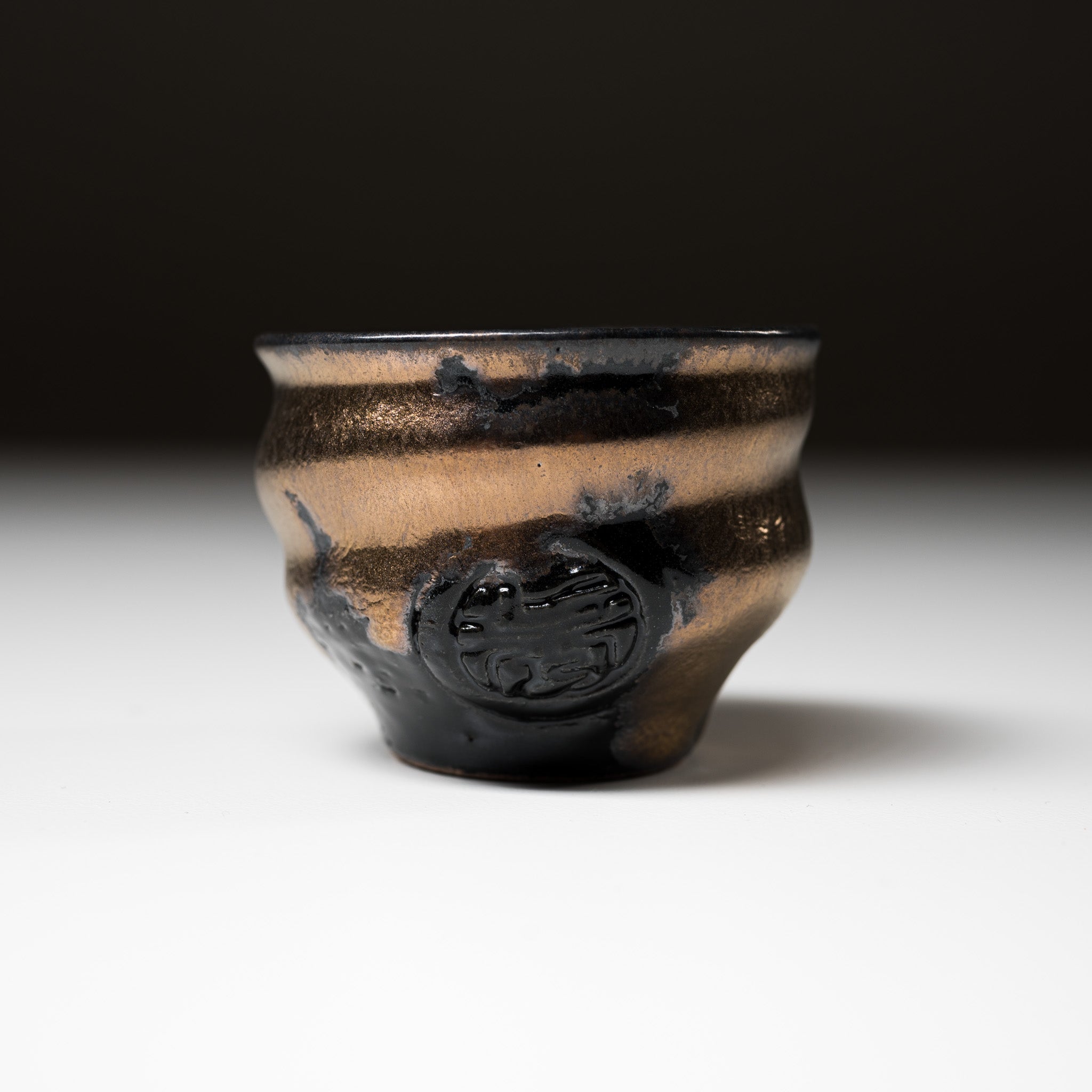 NINSHU Japanese Sake Cup - Handcrafted Ceramic Small Teacup with Zen Design - Perfect for Sake Tasting, Tea Ceremonies & Home Decor