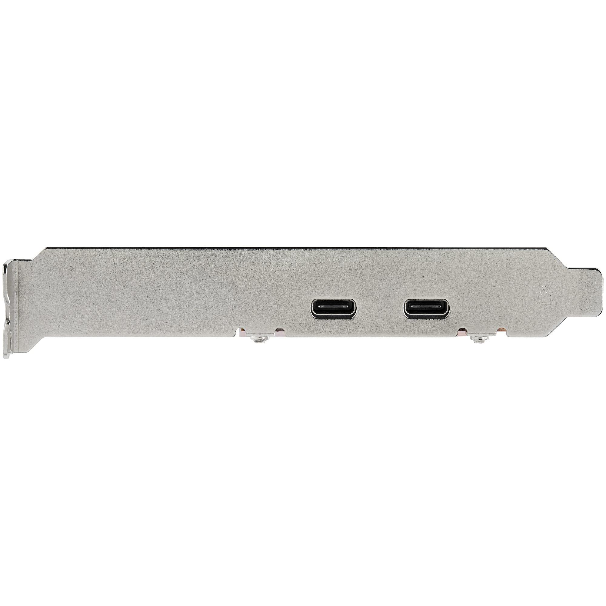 StarTech PCIe USB 3.1 Expansion Card with 2X USB-C Ports - 10Gbps SuperSpeed+ (ASM3142 Chipset) - PCI Express Gen 3 x4 - Compact 0.7