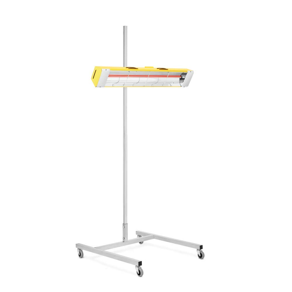 Infratech 14-1000 Chrome Paint Dryer & Curing Lamp - Fast Drying for Automotive, Industrial & DIY Projects - Perfect for Body Shops, Garages & Home Workshops