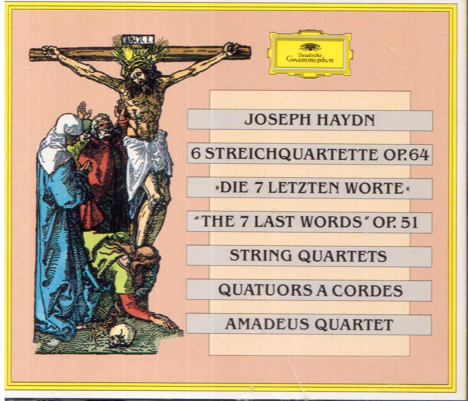 Haydn 6 String Quartets Opus 64 & 7 Last Words Opus 51 - Classical Music CD for Collectors & Music Lovers - Perfect for Relaxation, Study & Dinner Parties