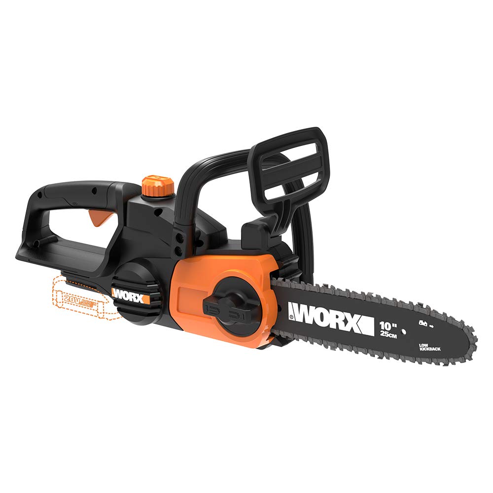 WORX WG322.9 20V Cordless Chainsaw - Tool Only (No Battery/Charger) | Perfect for Tree Trimming, Yard Cleanup & DIY Wood Cutting Projects