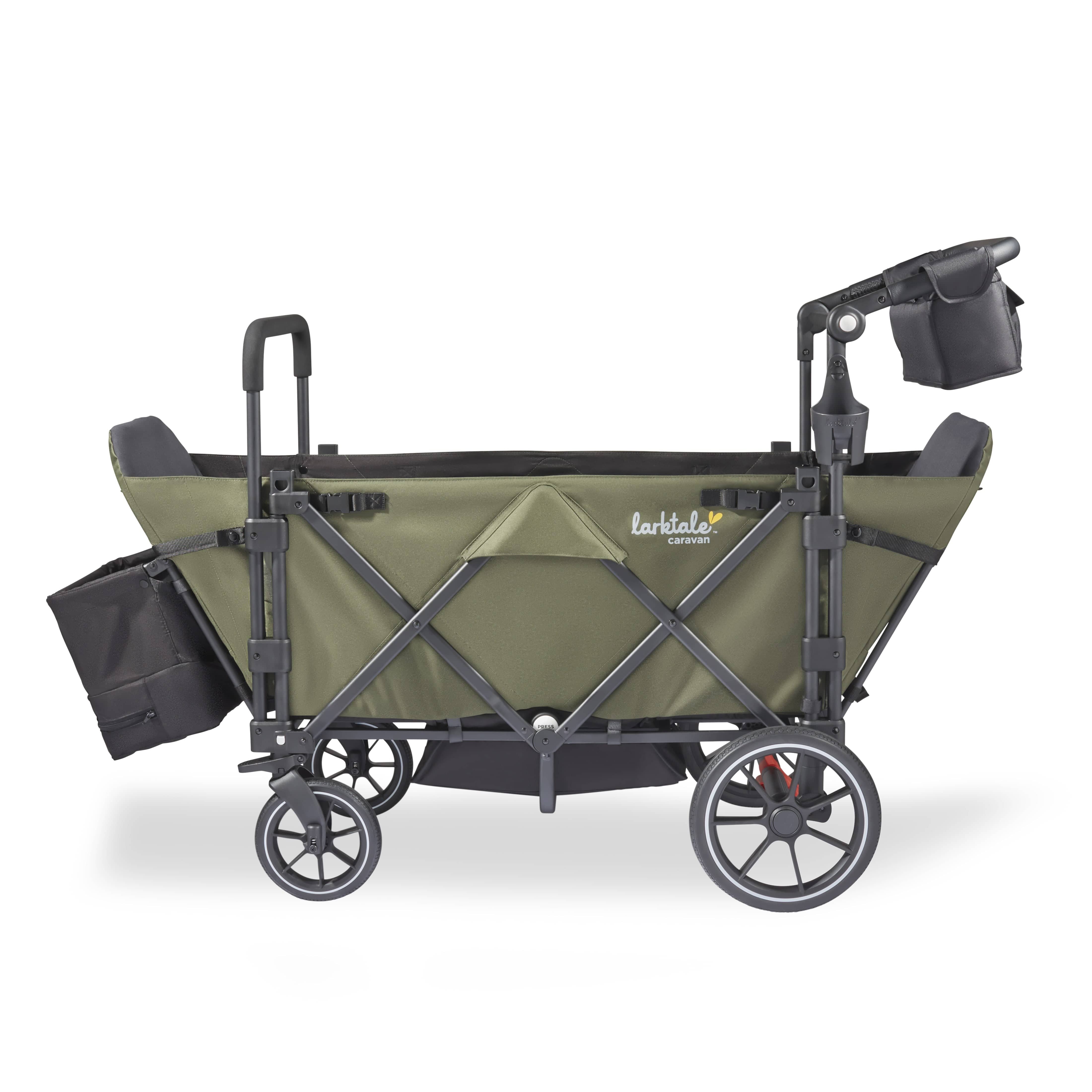 Larktale Caravan V3 All-Terrain Stroller Wagon for Kids - Lightweight, Foldable & Durable for Beach, Park, and Outdoor Adventures