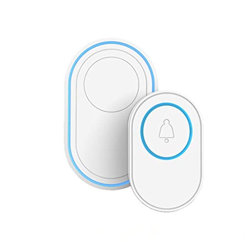 Smart WiFi Wireless Doorbell Alarm System with 58 Chime Sounds, 433MHz Detectors & Strobe Siren - Perfect for Home Security, Apartment Entry Alerts & Business Notifications