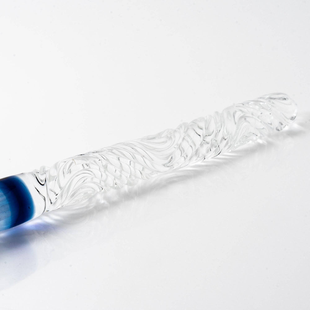Blue Rose Glass Dip Pen - Elegant Calligraphy & Writing Tool for Artists, Lettering, and Wedding Invitations - Perfect for Ink Drawing, Hand Lettering, and Special Occasions