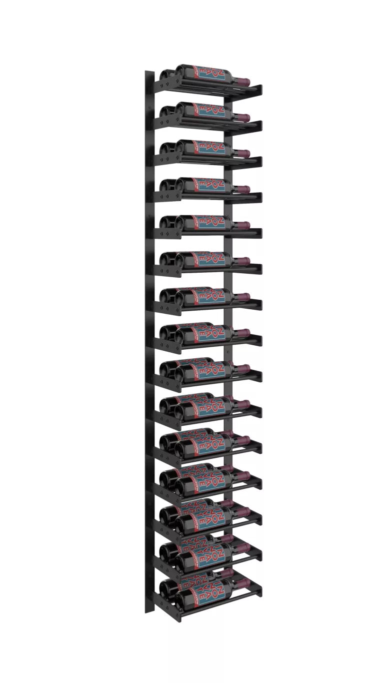 VintageView Evolution 75-Inch Wall Mounted Wine Rack Kit - Holds 15 to 45 Bottles - Space Saving Wine Storage Solution for Home Bar, Kitchen, Dining Room & Wine Cellar Organization