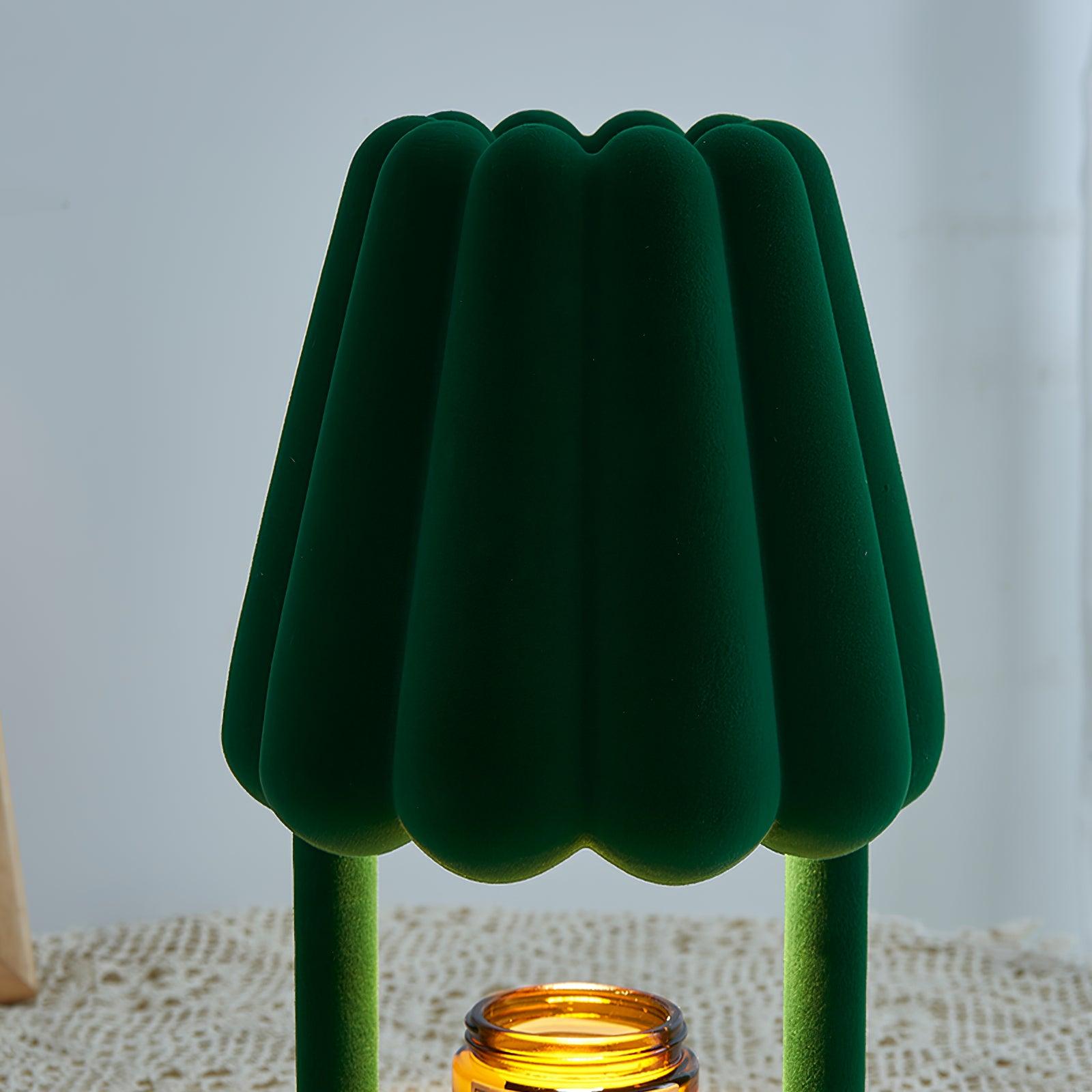 Coral Ice Cream Table Lamp - Decorative LED Night Light for Bedroom, Kids Room, and Living Room - Perfect for Cozy Ambiance and Sweet Dreams