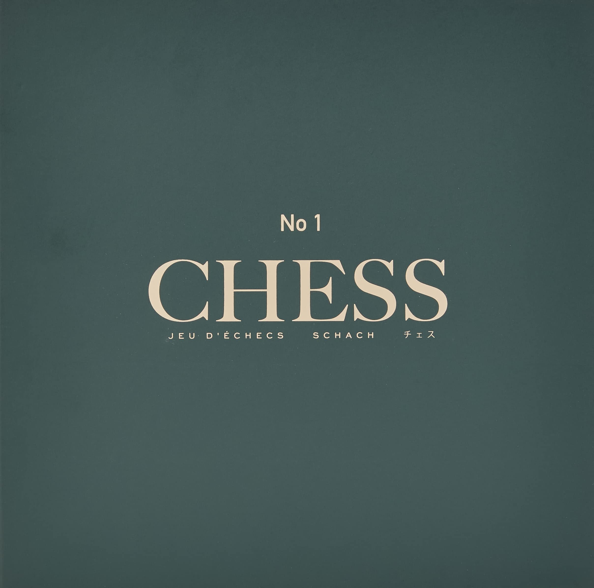 Printworks Classic Wooden Chess Set - 15 Inch Folding Board with Staunton Chess Pieces - Perfect for Home, Office, and Travel