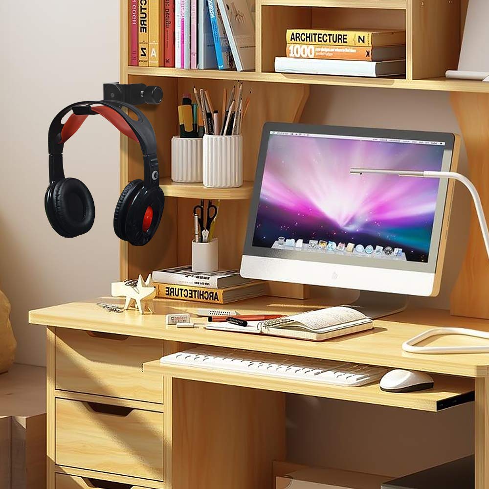 Premium Aluminum Alloy Headphone Stand Holder for PS4/PS5/Xbox Gaming Headsets - Durable Headset Stand with Non-Slip Base for Gamers & Streamers - Perfect Gaming Desk Accessory for Headset Organization & Protection