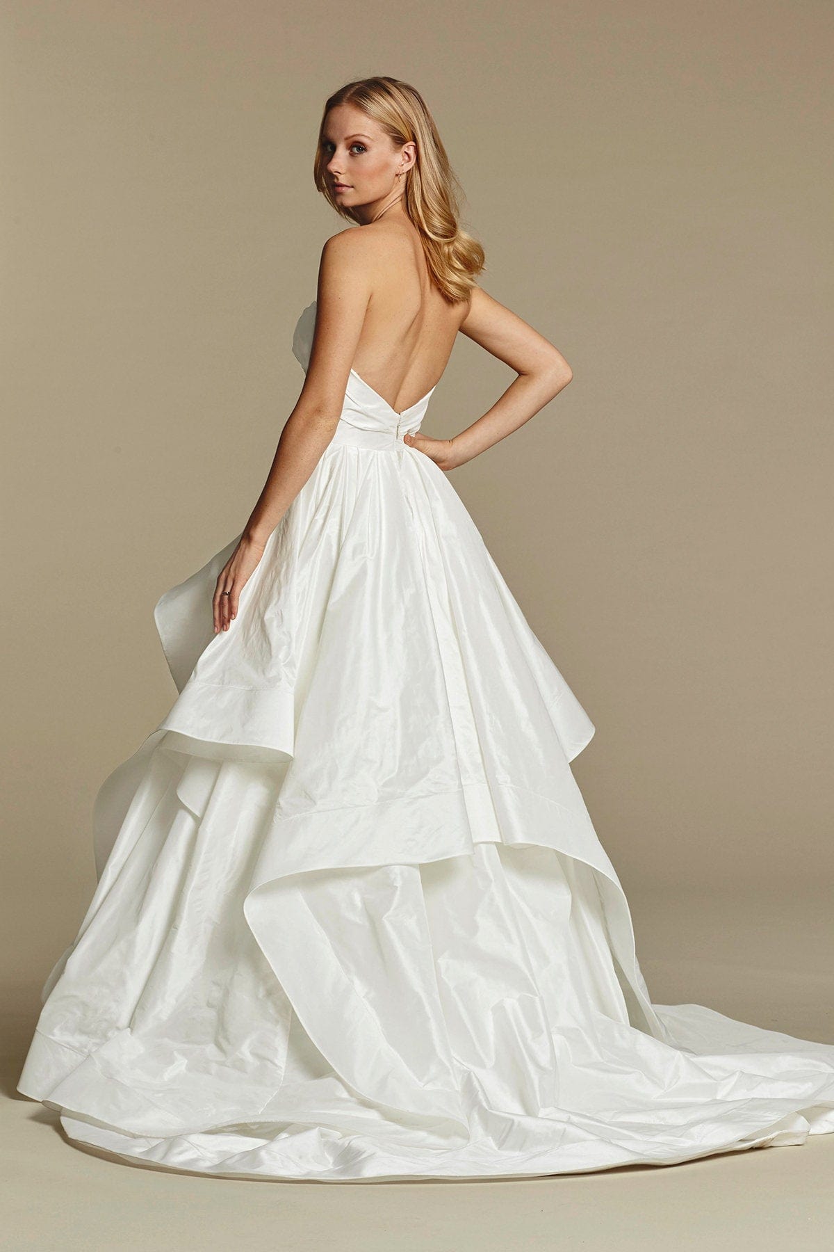 Hayley Paige Apollo Blush Wedding Dress - Size 12 for Bride, Bridesmaid & Formal Occasions