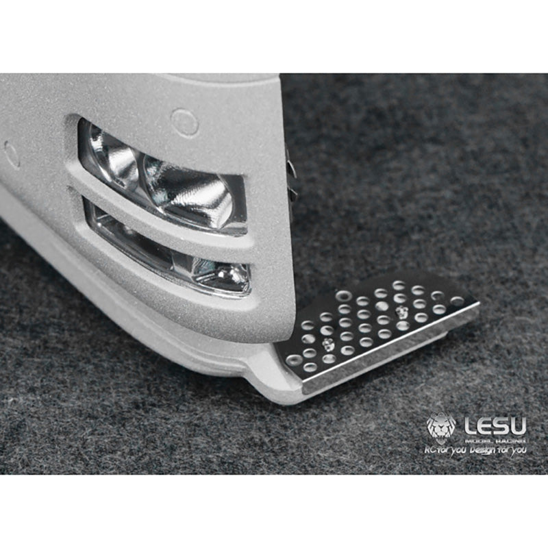 Upgraded Metal Lower Front Bumper & Roof Cover for Tamiya 1/14 Scale RC Truck TGX26.540 - Durable Replacement Parts for Radio Controlled Dumper Car Model - Perfect for Off-Road Racing & RC Truck Customization