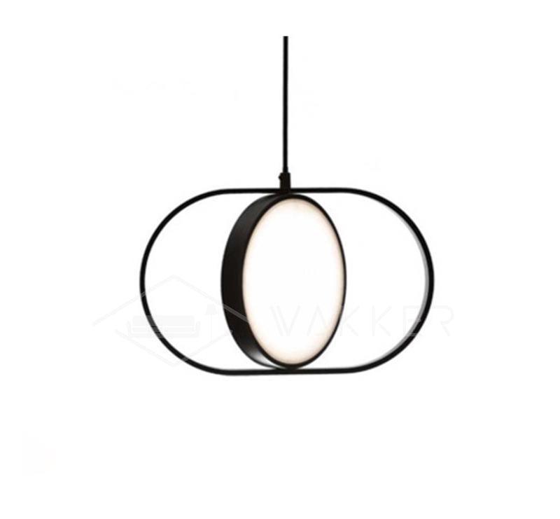 Modern KUU Pendant Light - Adjustable Hanging Chandelier for Kitchen Island, Dining Room & Bedroom - Dimmable LED Ceiling Light Fixture with Vintage Industrial Design