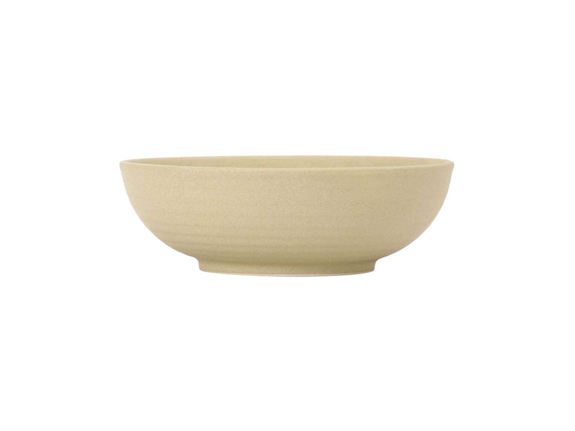 Tuxton Zion Matte Beige Embossed Solid Color Coupe 26-Ounce Bowl - Set of 12 | Scratch & Chip Resistant | Lead & Cadmium Free | Dishwasher, Microwave & Oven Safe | Perfect for Restaurants, Catering & Home Dining