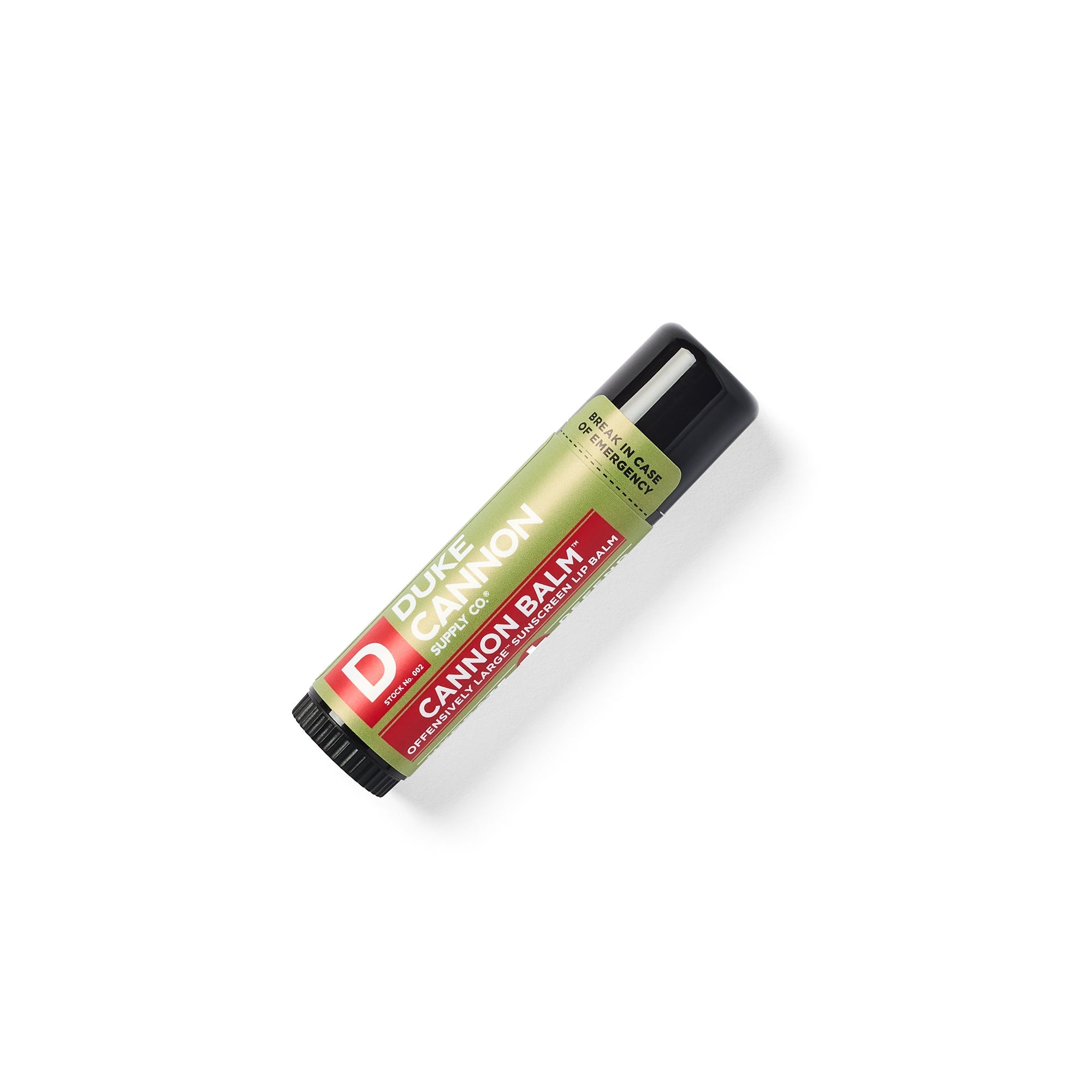 Duke Cannon Lip Balm for Men - Moisturizing & Long-Lasting Lip Care - Perfect for Dry, Chapped Lips - Ideal for Outdoor Activities, Hiking, and Cold Weather Protection