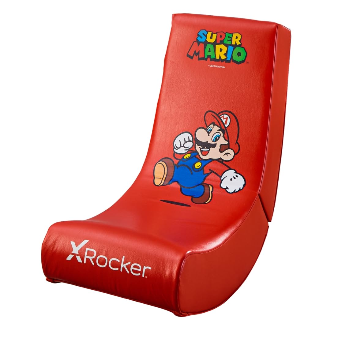 Official Nintendo Super Mario Bros Video Rocker by X Rocker - JOY Collection (Red, Mario) - Perfect Gaming Chair for Kids & Adults - Ideal for Living Room, Game Room & Bedroom