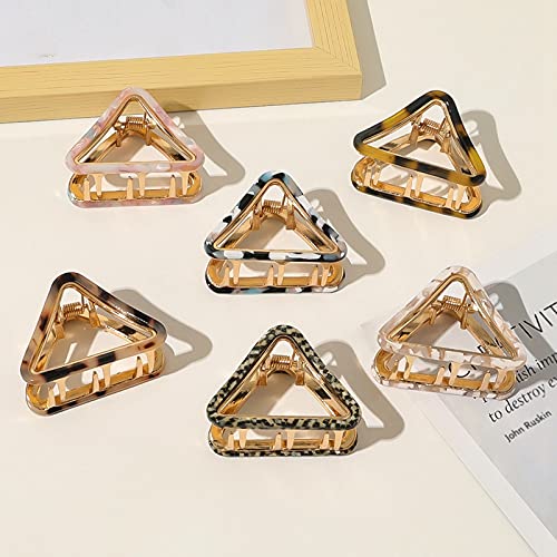 SOWUNO Hair Claw Clips for Women - Decorative Hollow Strong Hold Hair Clips, Small Fashion Jaw Clips with Interlocking Teeth - Perfect for Ponytails, Buns and Everyday Hairstyles