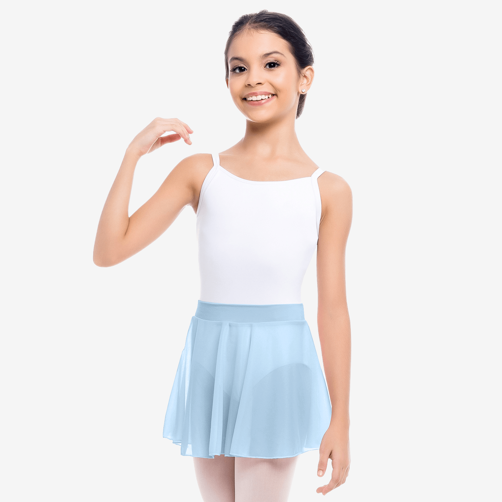 So Danca BELLUNO Girls' Pull-On Dance Skirt - Stretch Ballet Skirt for Kids, Toddlers & Juniors - Perfect for Ballet Class, Recitals & Dance Performances