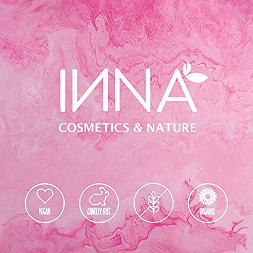 Inna Cosmetics & Nature - 100% Natural Vegan Blush, Gluten Free, Paraben Free, Oil-Free Mineral Makeup, Cruelty-Free Made in Canada, 3g (Fantastic Rose) - Perfect for Daily Wear & Special Occasions
