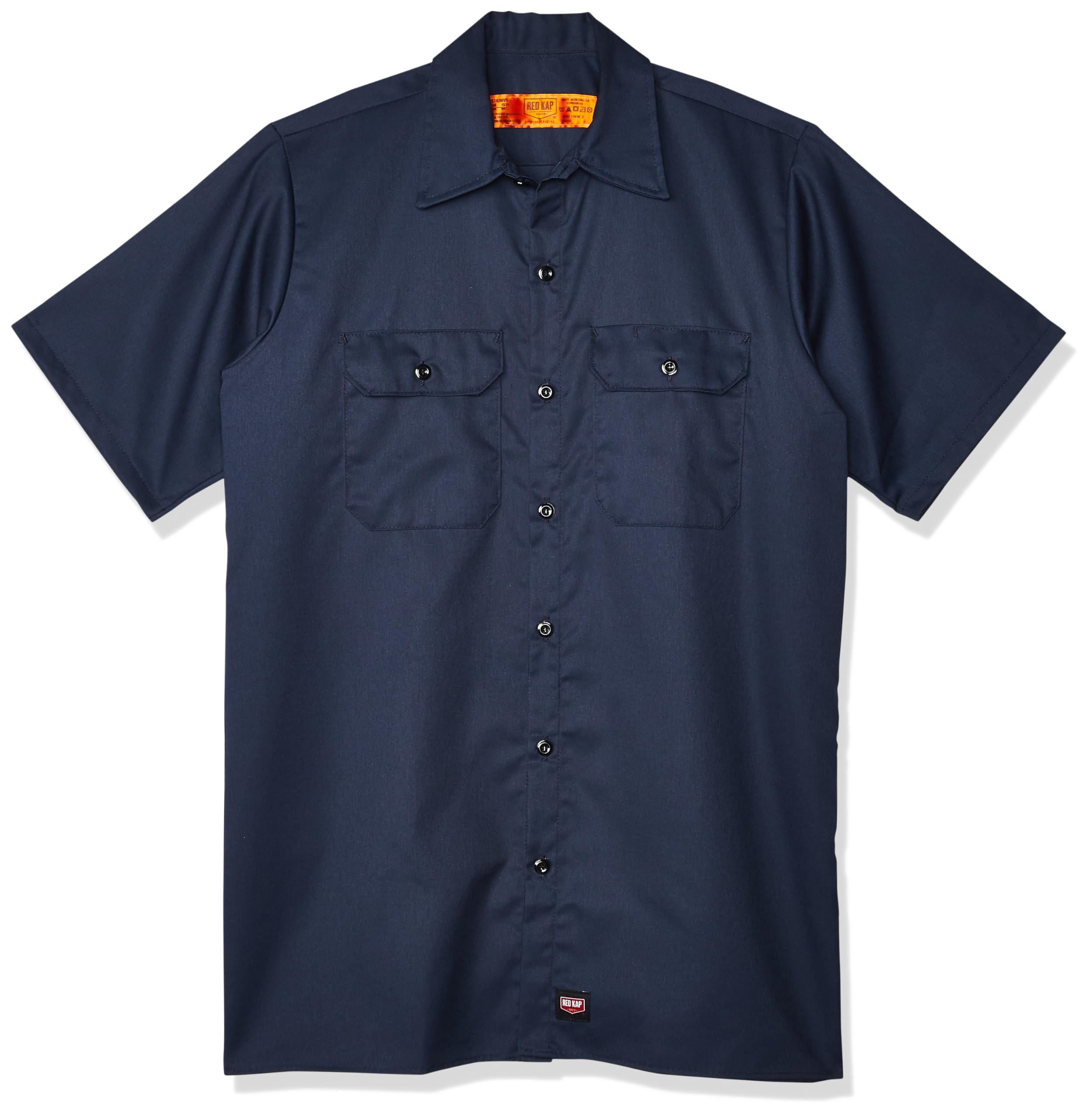 Red Kap Men's Durable Work Shirt - Heavy Duty Utility Uniform for Construction, Mechanics & Industrial Workers