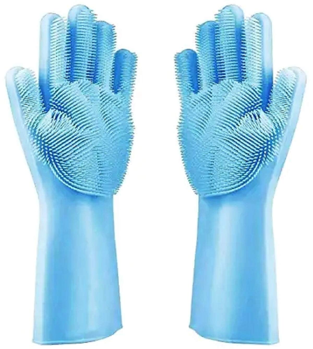 RKA Dishwashing Gloves for Women - 1 Pair - Durable Kitchen Gloves for Washing Utensils, Pots & Pans - Perfect for Dish Cleaning, Household Chores and Kitchen Safety