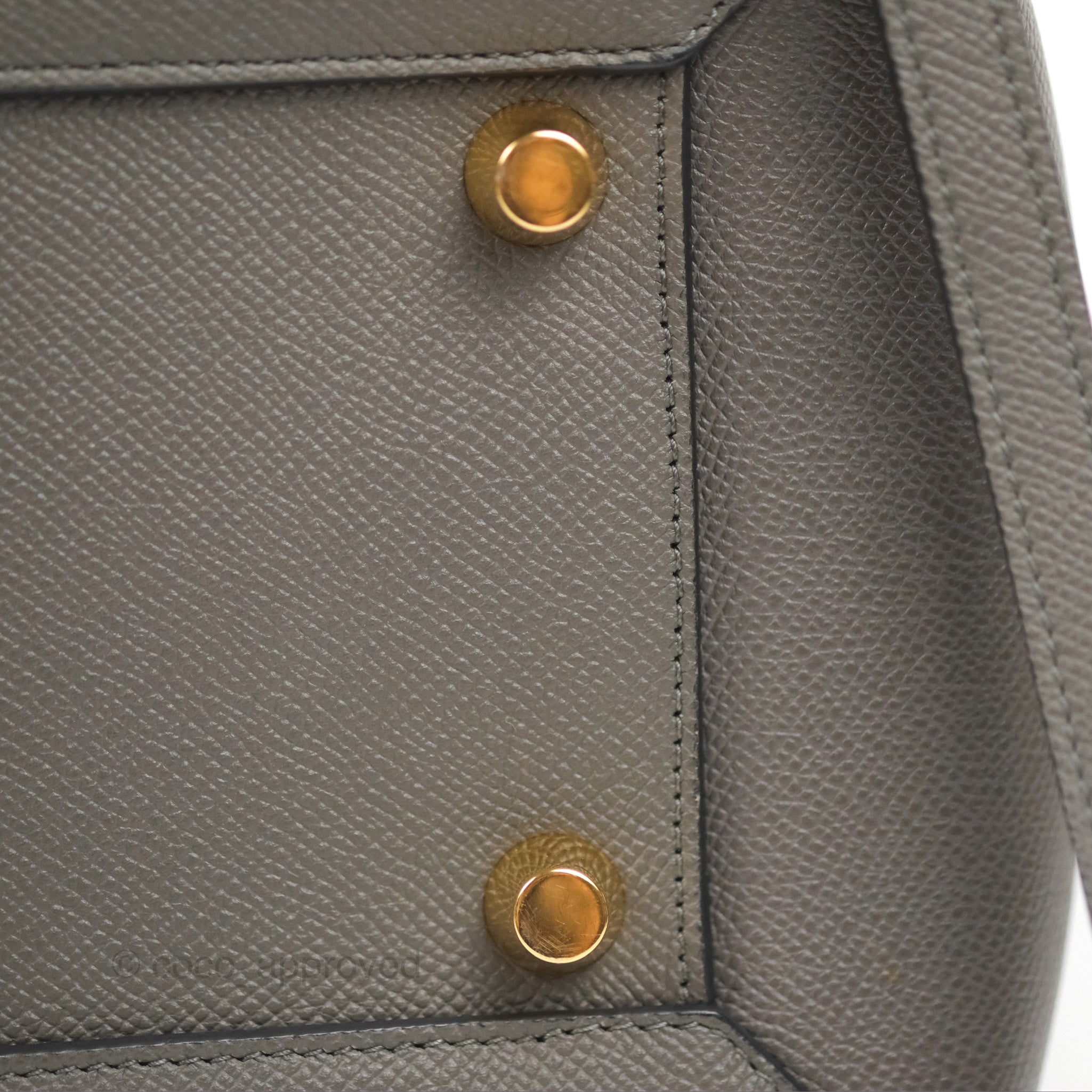 Celine Mini Belt Bag in Dark Grey Grained Calfskin Leather - Stylish Crossbody Purse for Women, Perfect for Work, Travel & Everyday Use