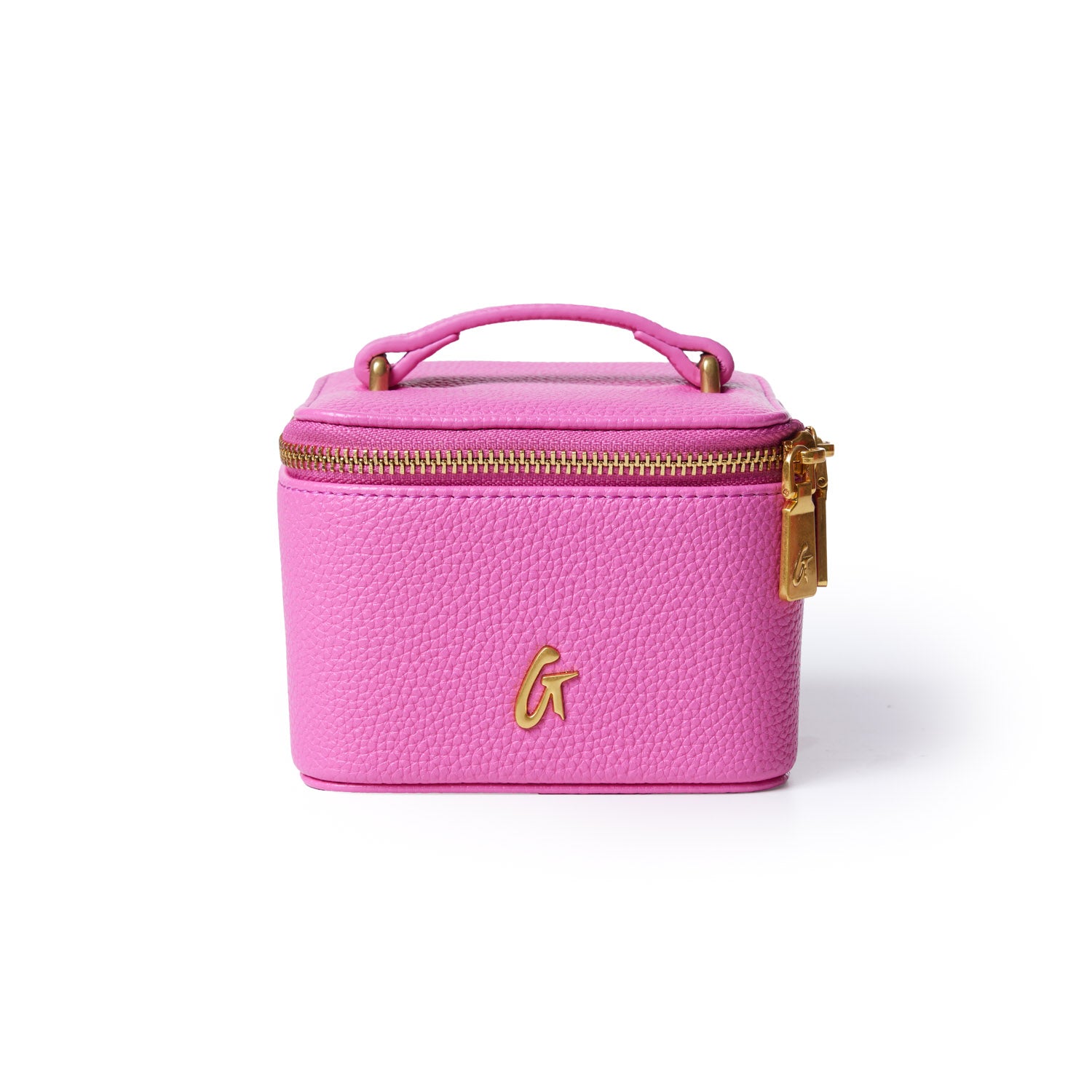 Stylish Pebble Jewelry Case in Hot Pink - Perfect for Travel, Gifts & Organizing Earrings, Rings & Necklaces
