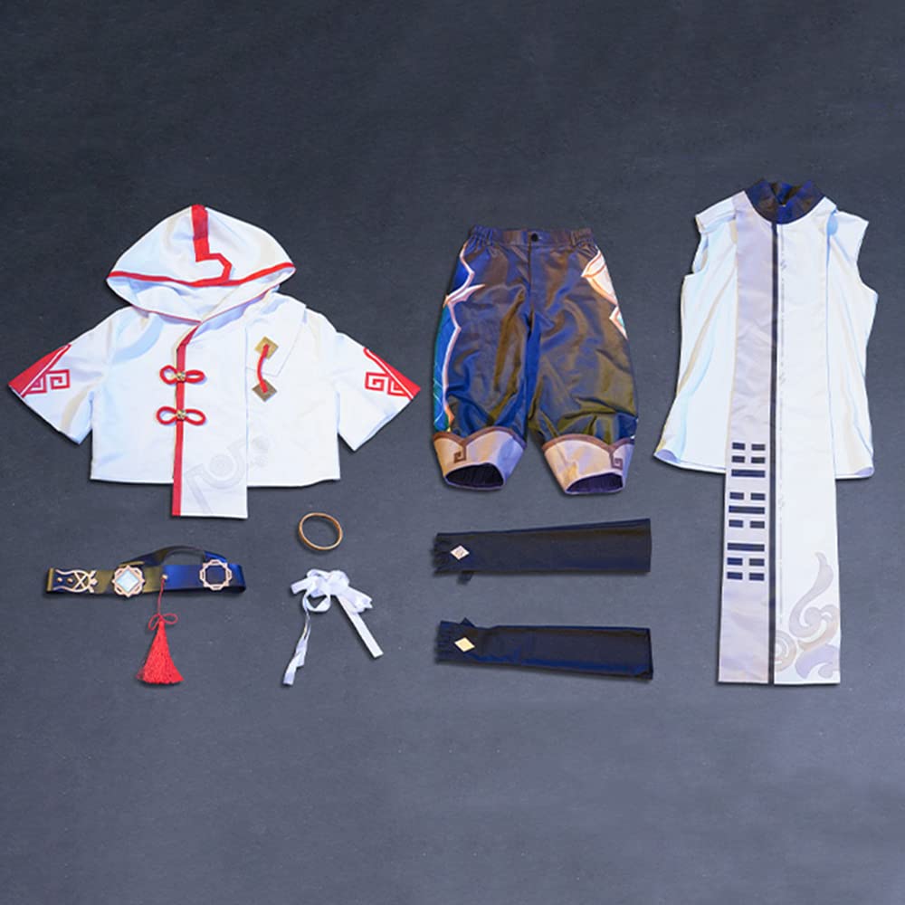 Genshin Impact Chongyun Cosplay Costume - Frozen Ardor Outfit for Halloween, Anime Conventions & Cosplay Events