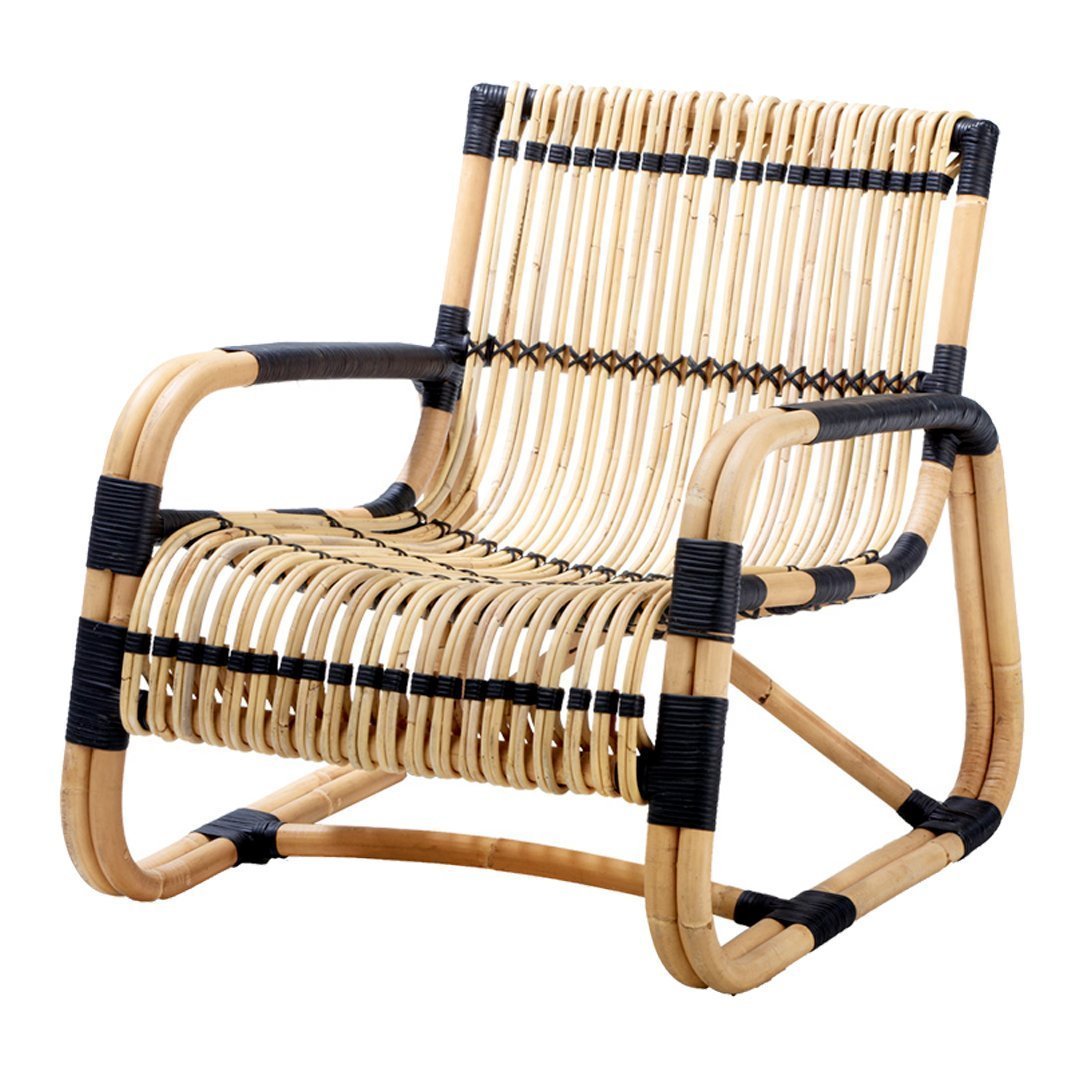 Natural Rattan w/ Black Bindings (QS)