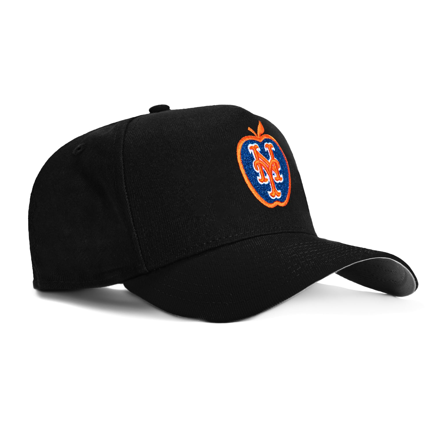 New Era 9Forty A-Frame New York Mets Snapback Baseball Cap - Black, Royal, Orange - Perfect for Baseball Games, Sports Events & Casual Wear