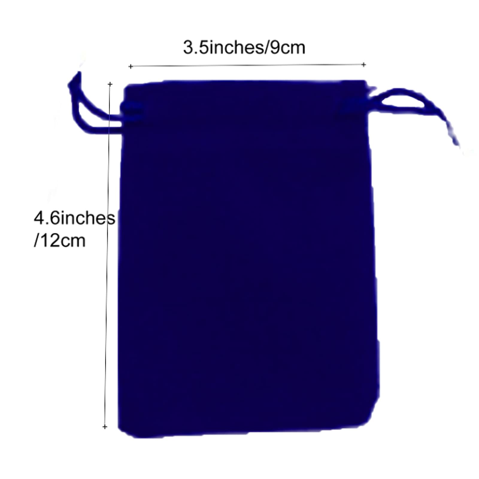 50pcs Velveteen Drawstring Bags - Small Velvet Jewelry Pouches for Candy, Gifts & Party Favors (3.5