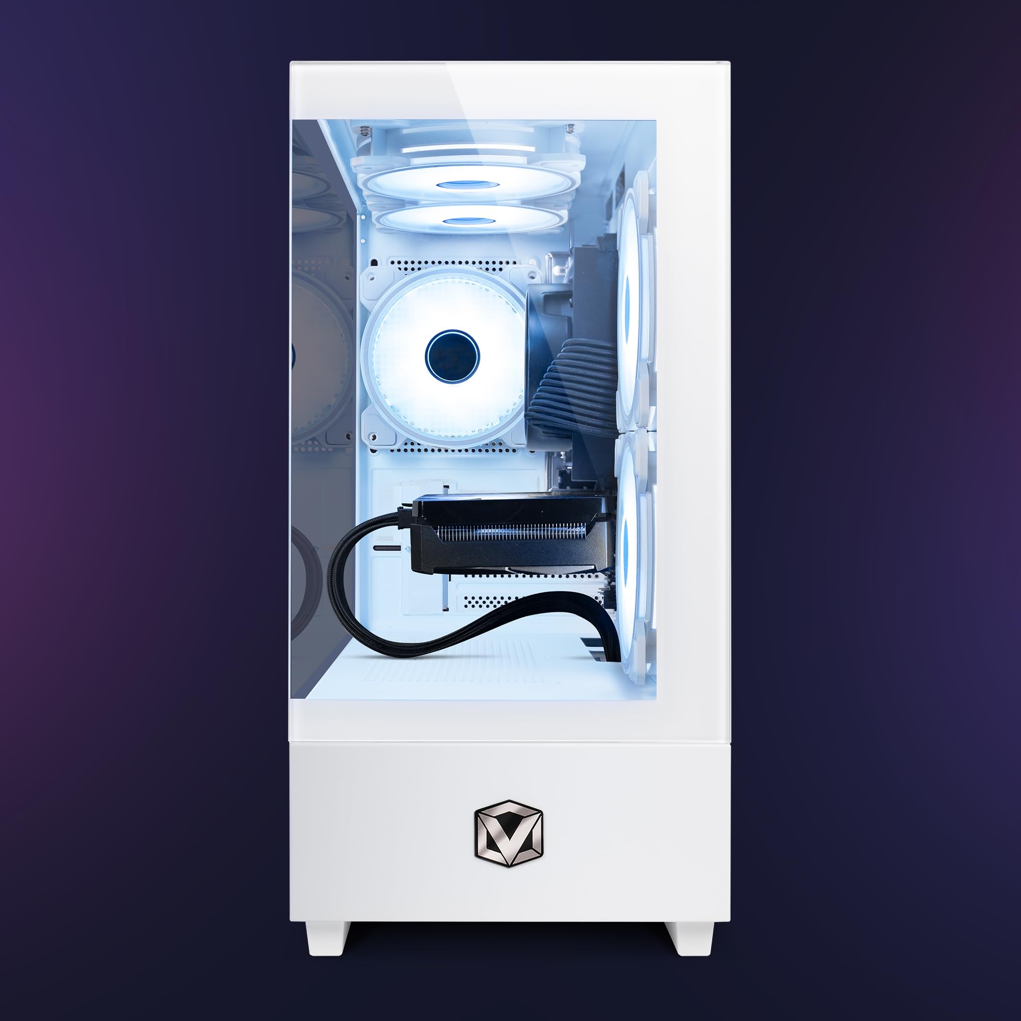 VIBOX V-161 White Gaming PC - AMD Ryzen 5 4500 4.1GHz, NVIDIA GTX 1660 Super 6GB, 16GB RAM, 480GB SSD, Windows 11, WiFi - High Performance Gaming Desktop for Esports, Streaming, VR & Content Creation - Ideal for Home Gaming, Live Streaming, Video Editing & Professional Workstations - Perfect for Gamers, Streamers & Creators