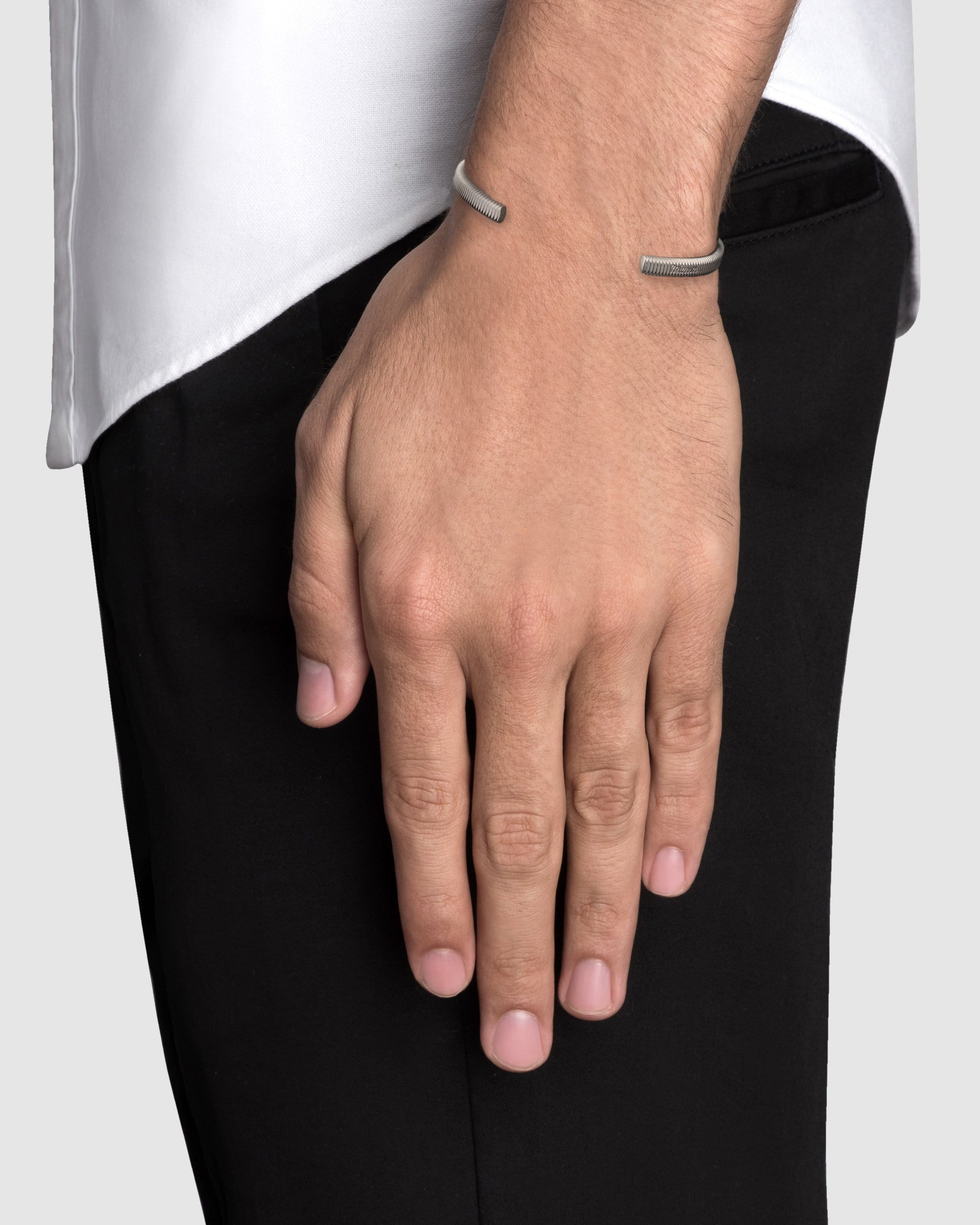 Matte Black Thread Cuff Bracelet - Stylish Adjustable Bangle for Men & Women | Perfect for Casual Wear, Parties & Gifts