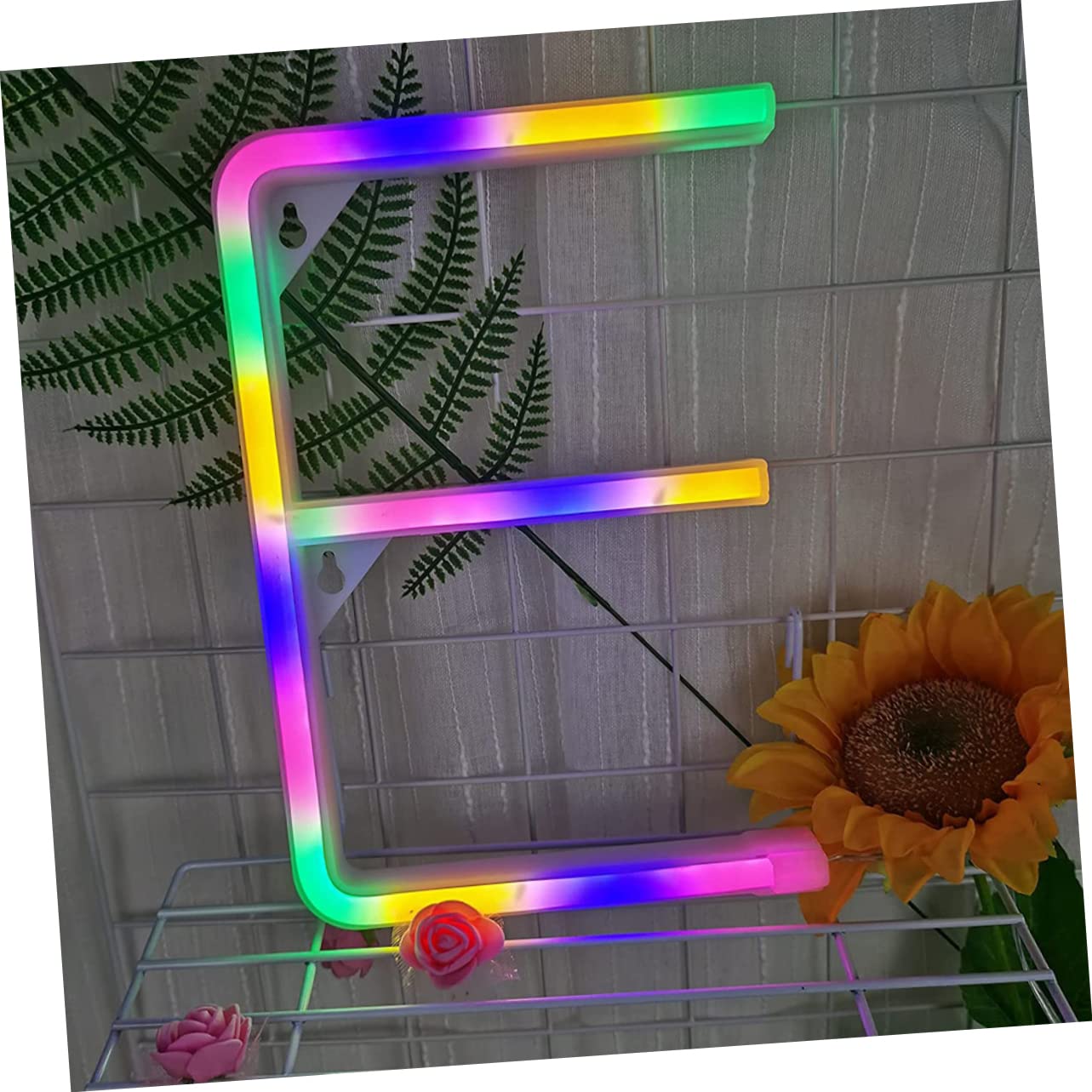 Gadpiparty Upholstery Trim English Alphabet LED Night Light - Neon Letter Lights for Bedroom, Nursery, Kids Room Decor - Creative Indoor Lighting for Parties & Home Decor