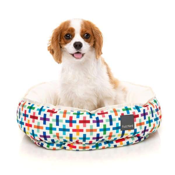 Fuzzyard Reversible Jenga Dog Bed - Soft & Comfortable Pet Bed for Small, Medium & Large Dogs - Perfect for Living Room, Bedroom & Travel