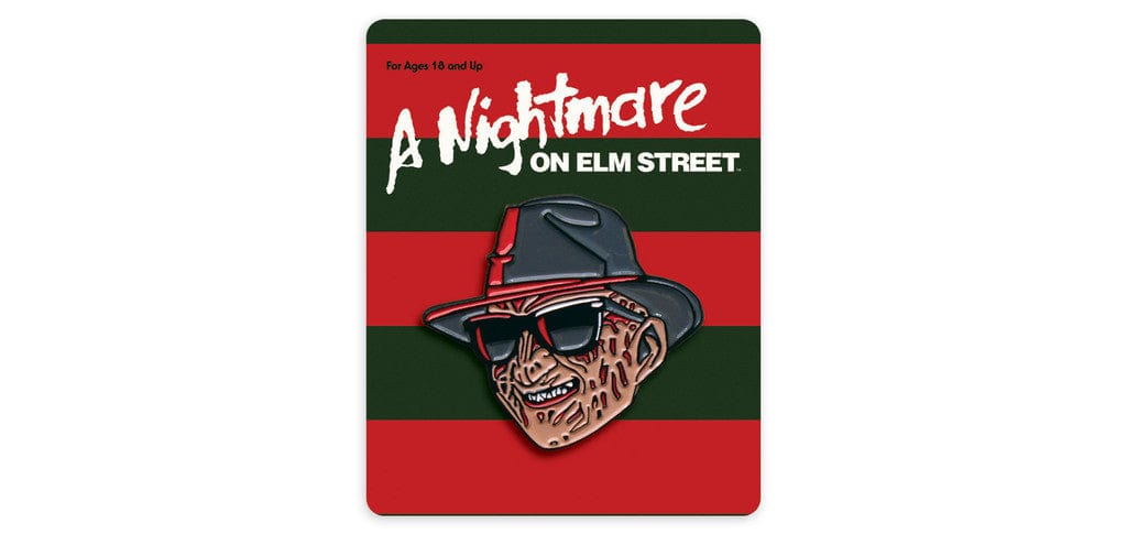Freddy Krueger Horror Movie Enamel Pin - Nightmare on Elm Street Collectible Badge for Jackets, Bags & Cosplay Accessories