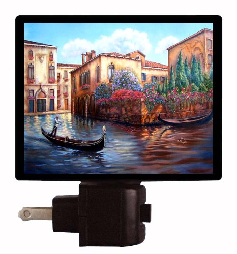 Venetian Gondola LED Night Light - Italy Travel Inspired Nightlight for Bedroom, Nursery & Home Decor | Perfect Gift for Venice Lovers & Travel Enthusiasts