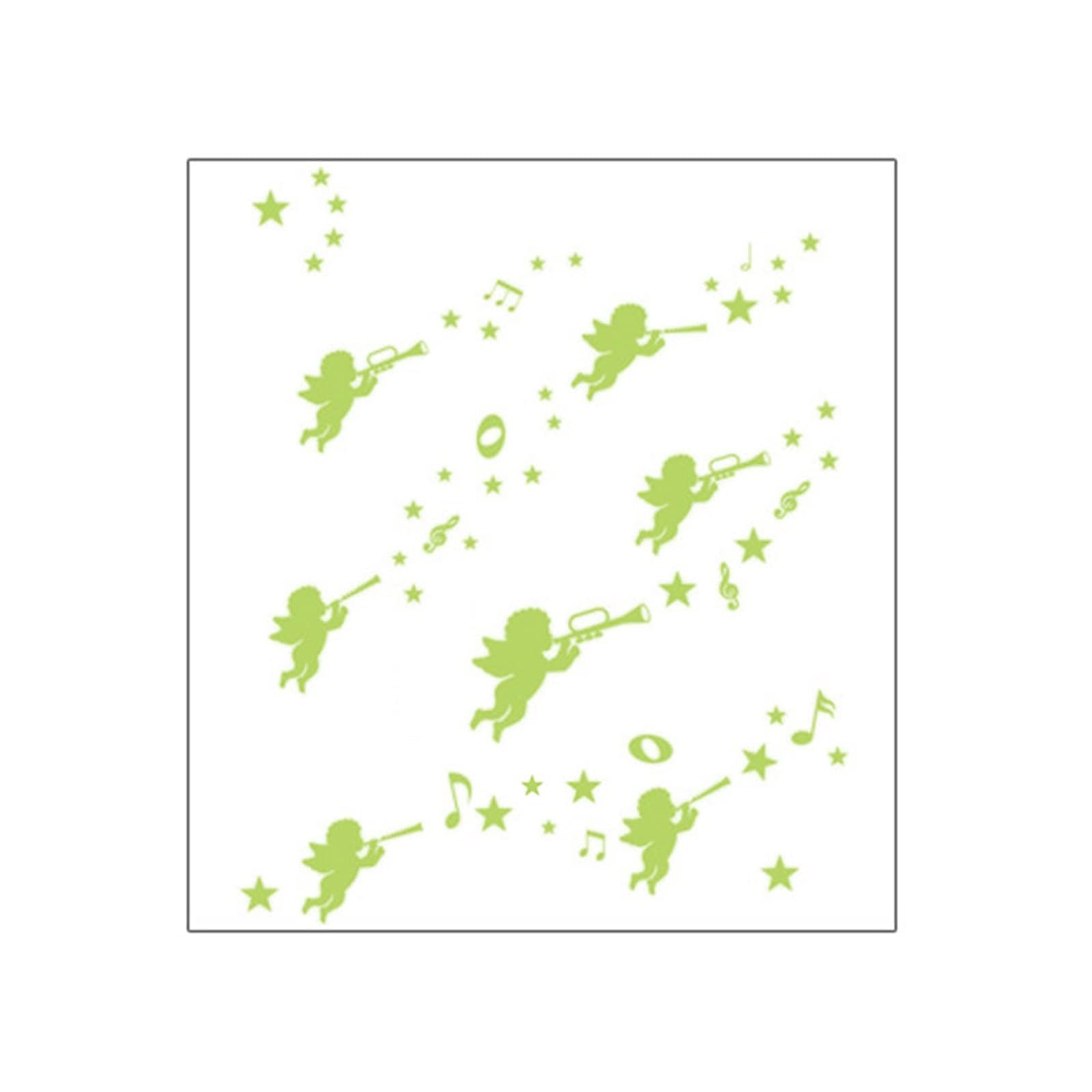 IFOTIME Glow in the Dark Moon and Stars Wall Stickers - Self-Adhesive Night Light Decals for Bedroom, Nursery, Kids Room & Living Room Decor - Perfect for Creating Magical Nighttime Atmosphere (Pack of 50, One Size)