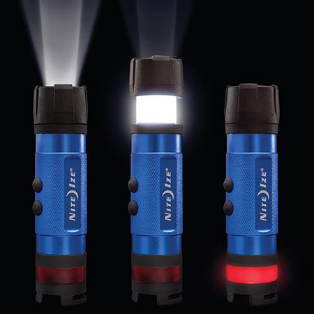 Nite Ize Radiant 3-in-1 LED Mini Flashlight - Compact, Bright, and Versatile for Camping, Hiking, and Emergency Use