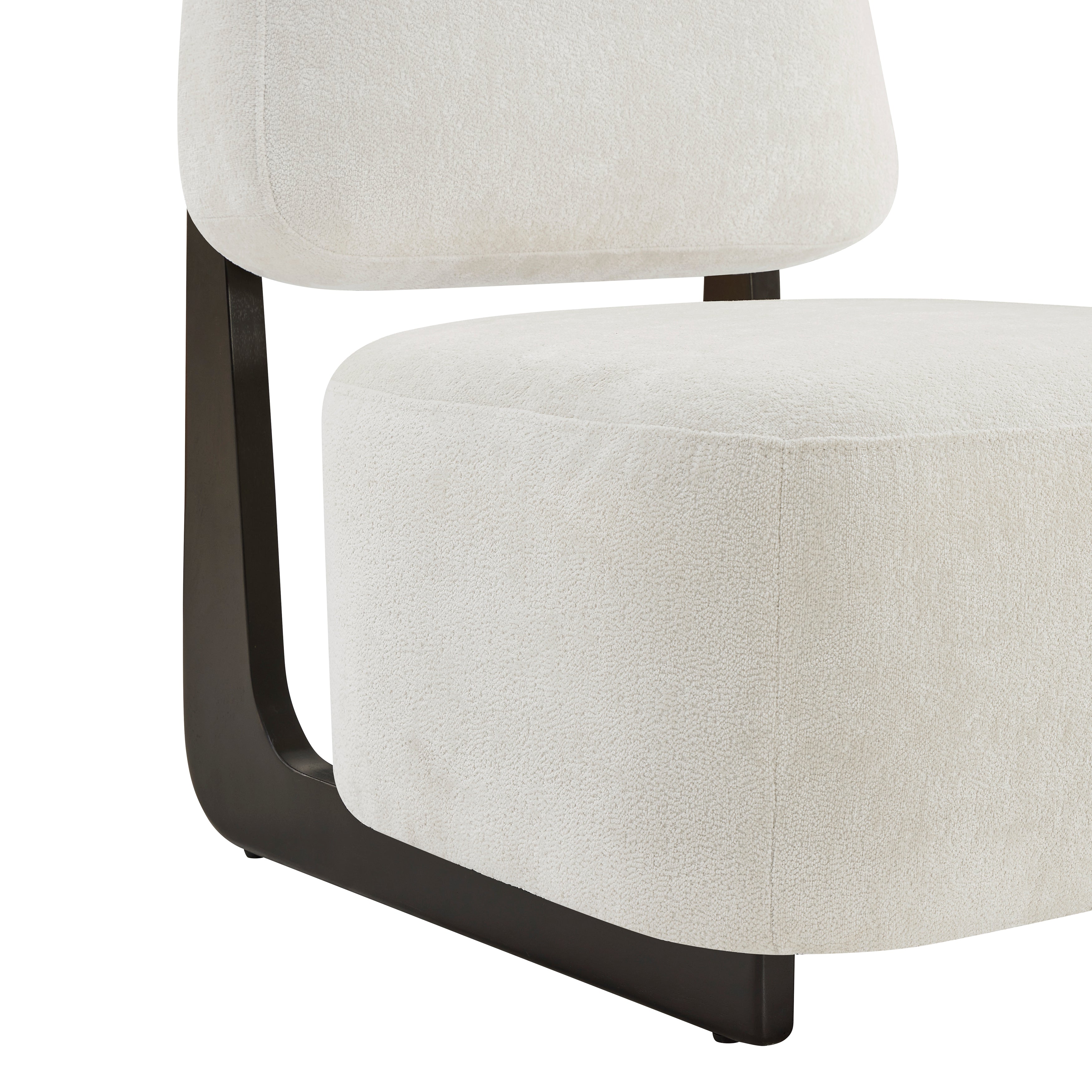Solara Modern Accent Chair with Solid Wood Frame - Roundhill Furniture - Stylish Living Room Seating for Home & Office Decor