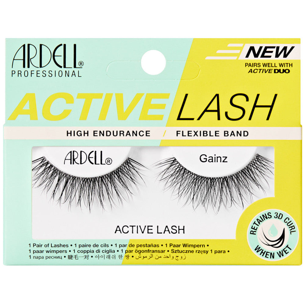 Ardell Active Lash Gainz Eyelash Growth Serum - Natural & Vegan Formula for Longer, Thicker Lashes - Perfect for Daily Use & Special Occasions