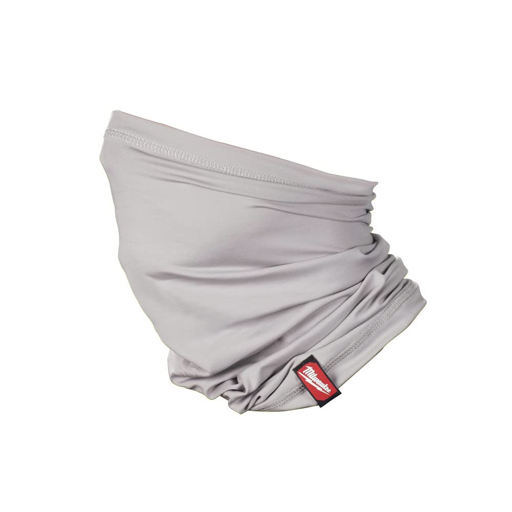 Milwaukee 423G Multi-Function Neck Gaiter - Gray Balaclava, Face Mask & Headband for Outdoor Sports, Hiking & Winter Activities