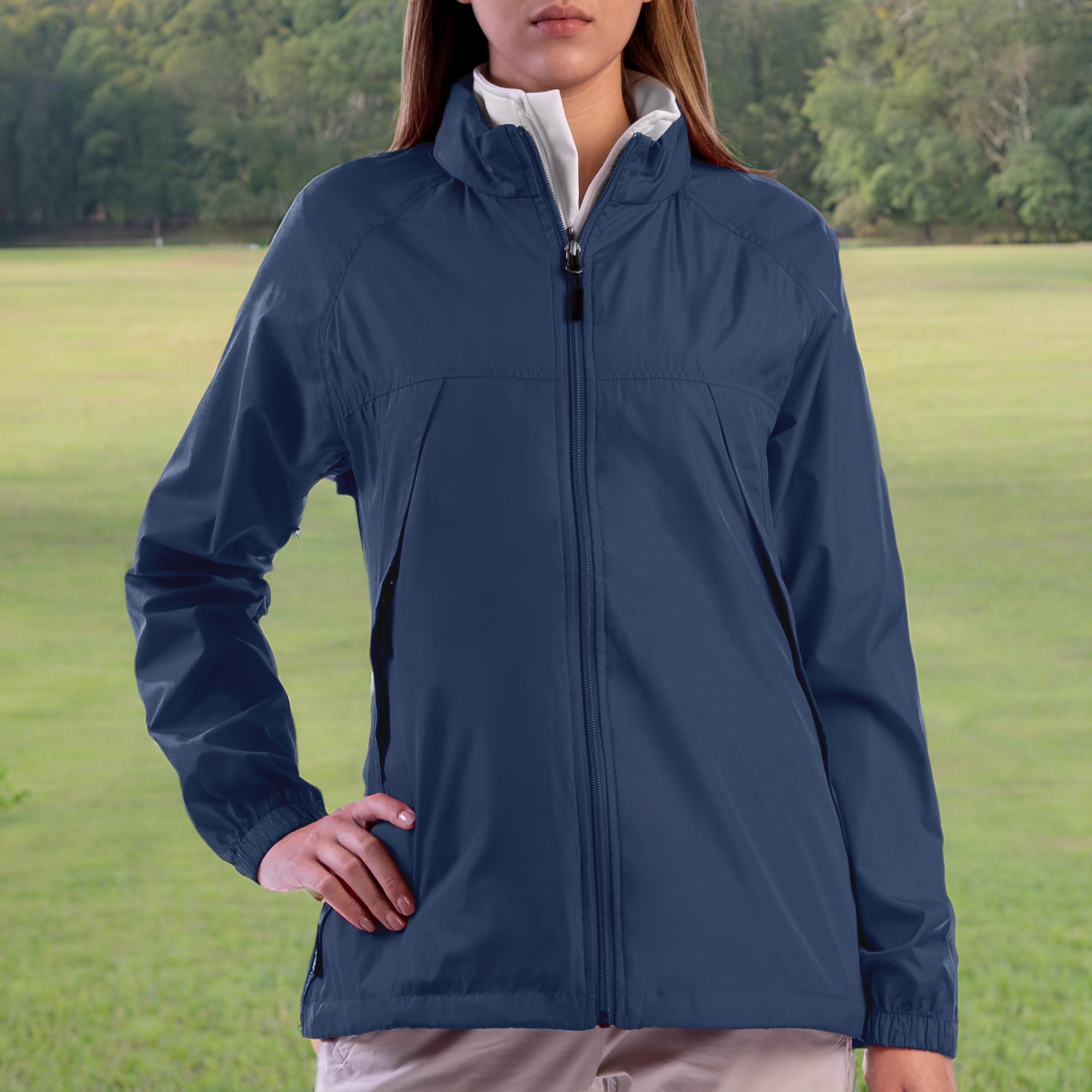 SCOTTeVEST Women's Pack Windbreaker Jacket with 19 Hidden Pockets - Lightweight Water Repellent Travel Coat for Hiking, Commuting & Outdoor Adventures